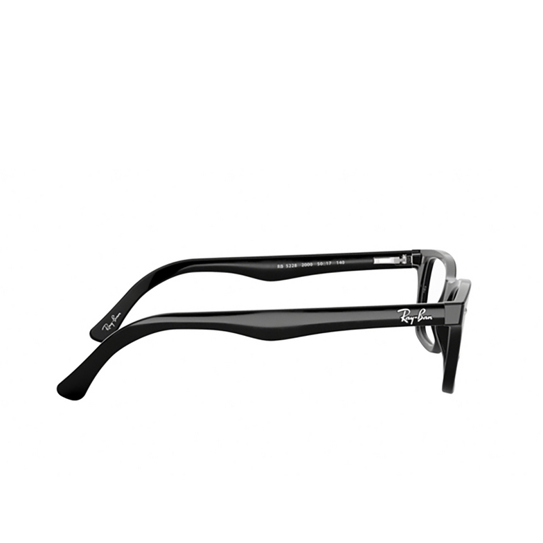 Ray-Ban RX5228 Eyeglasses 2000 black - 3/4