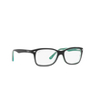 Ray-Ban RX5228 Korrektionsbrillen 8121 black on transparent green - Produkt-Miniaturansicht 2/4