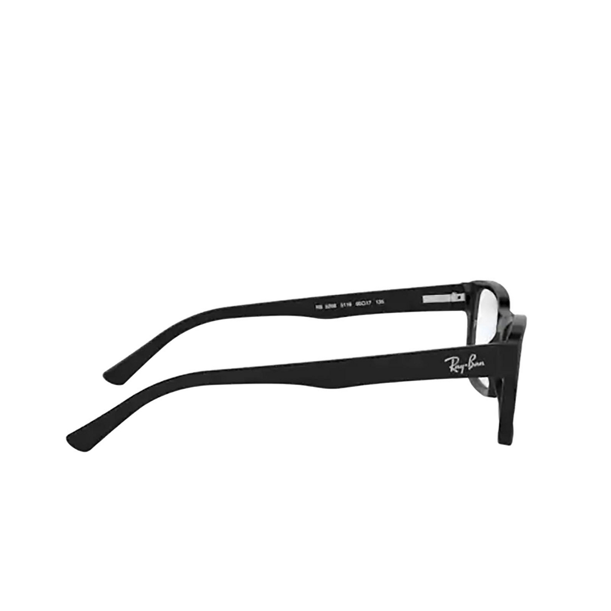 Ray-Ban RX5268 Eyeglasses 5119 Matte Black - 3/4