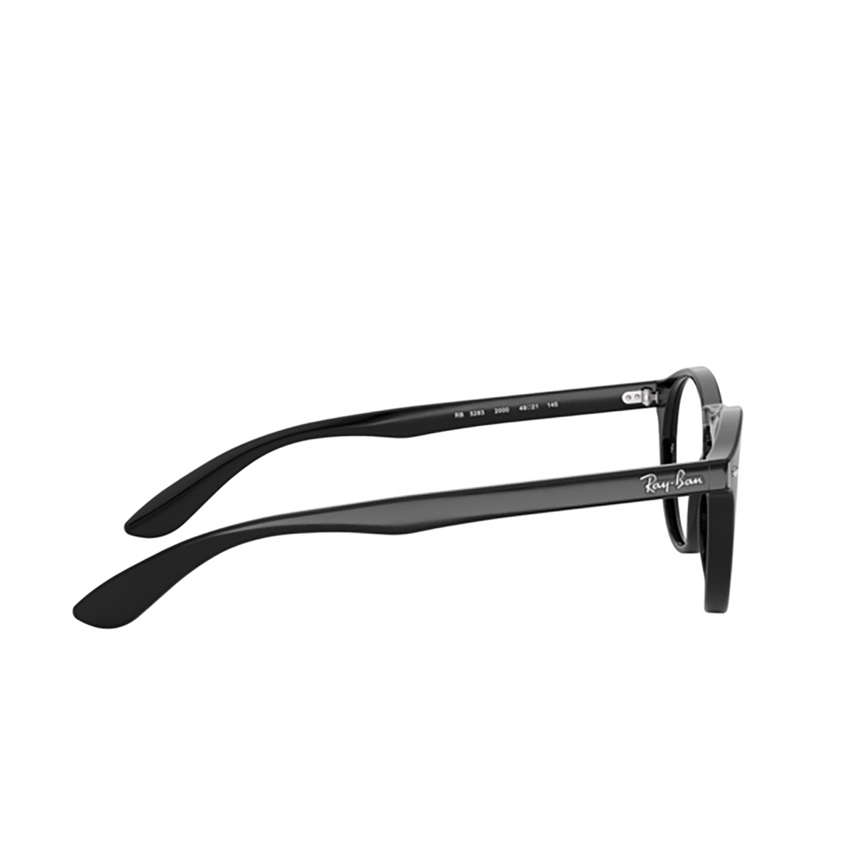 Occhiali da vista Ray-Ban RX5283 2000 SHINY BLACK - anteprima prodotto 3/4
