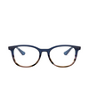 Ray-Ban RX5356 Eyeglasses 5765 gradient grey on stripped grey - product thumbnail 1/4