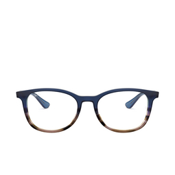 Ray-Ban® Square Eyeglasses: RX5356 color Gradient Grey On Stripped Grey 5765.