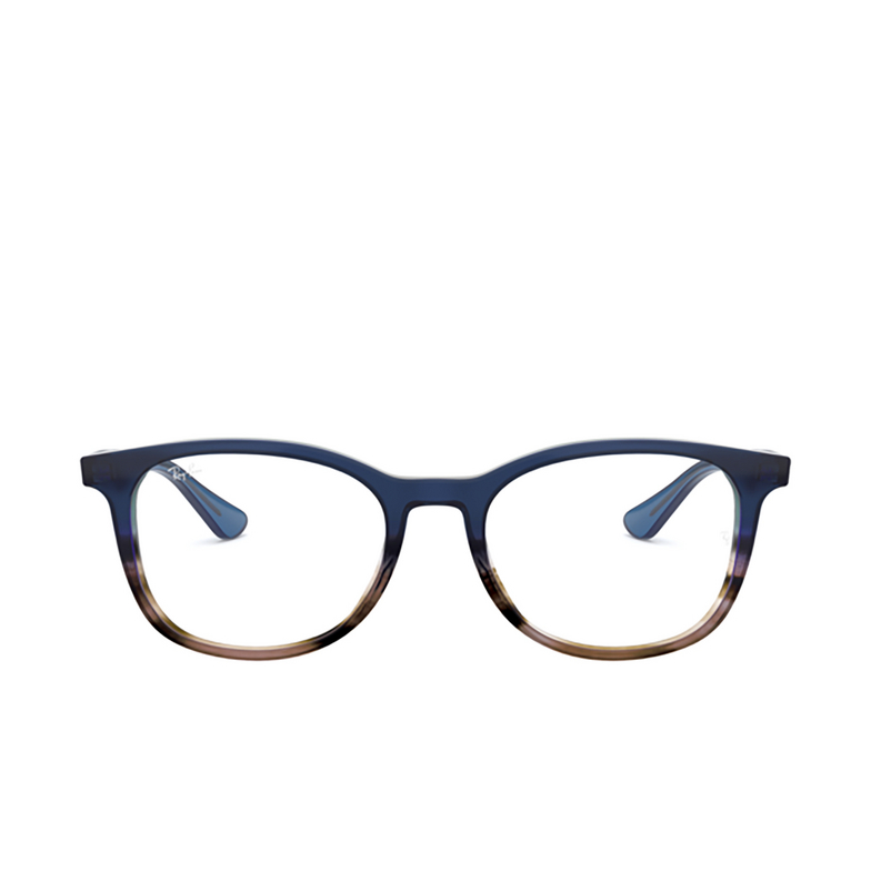Ray-Ban RX5356 Eyeglasses 5765 gradient grey on stripped grey - 1/4