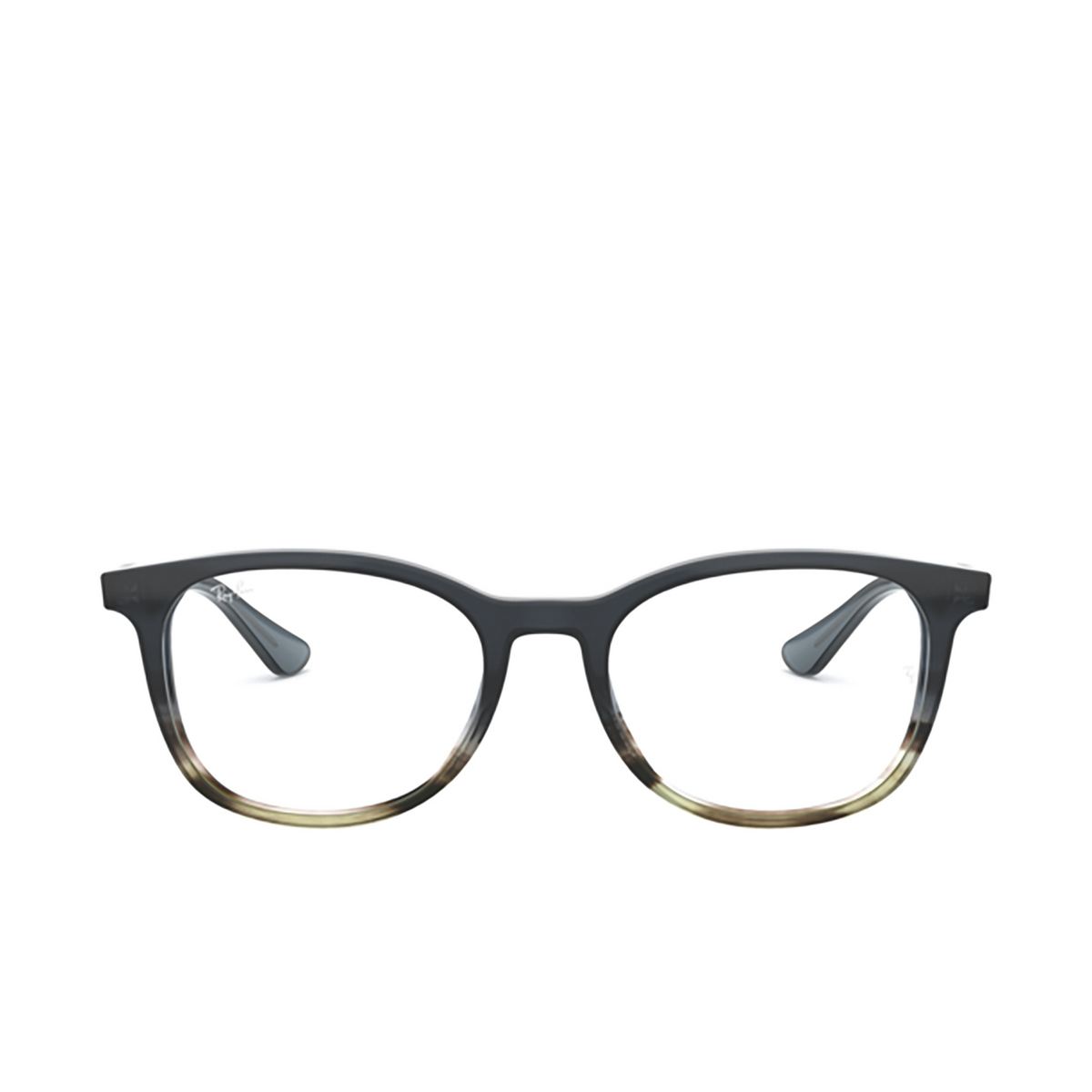 Ray-Ban RX5356 Eyeglasses 5766 GRADIENT GREY ON STRIPPED GREY - 1/4