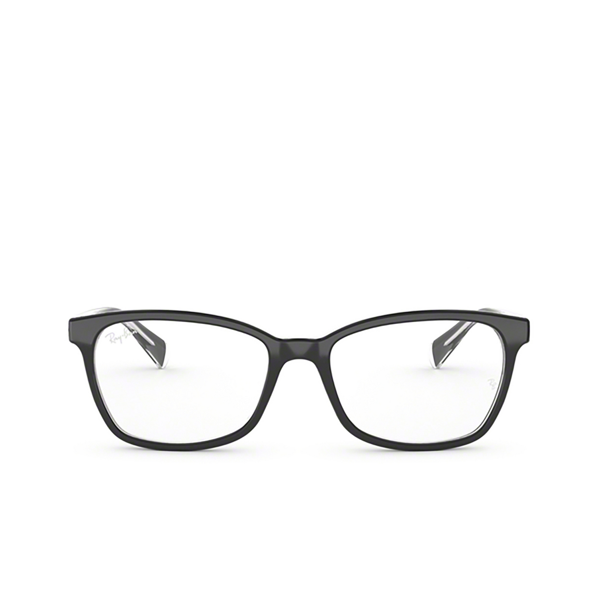 Ray-Ban RX5362 Eyeglasses 2034 TOP BLACK ON TRANSPARENT - front view