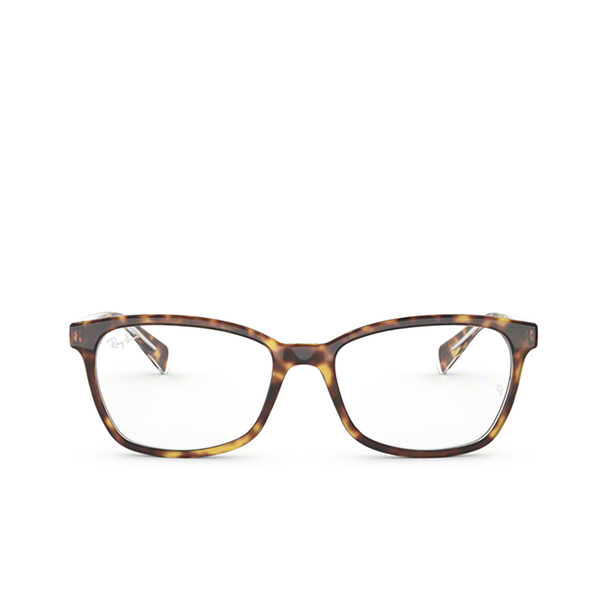 Ray-Ban RX5362 Eyeglasses 5082 TOP HAVANA ON TRANSPARENT - front view