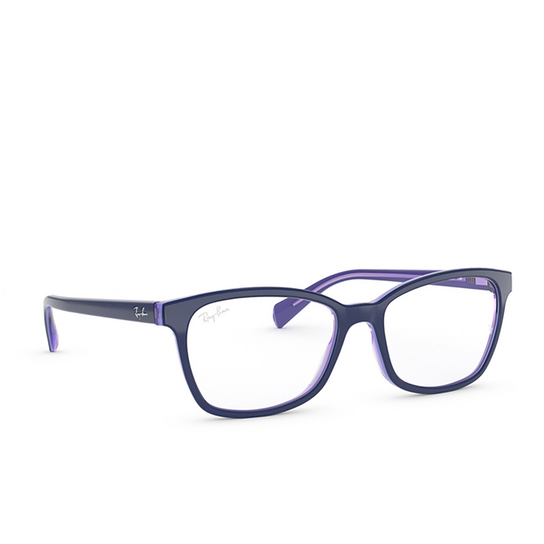 Gafas graduadas Ray-Ban RX5362 5776 top blue/lt blue/transp violet - 2/4