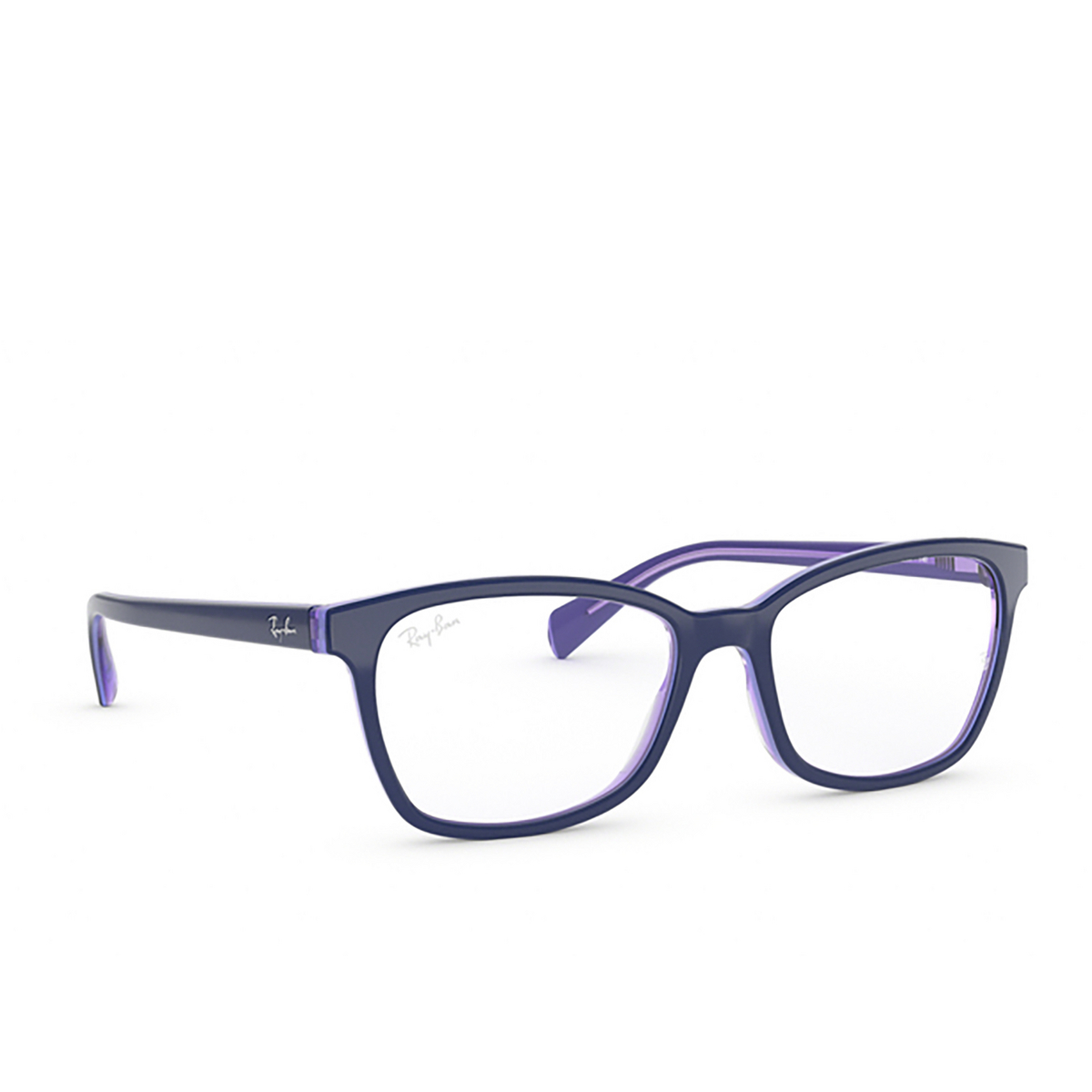 Ray-Ban RX5362 Eyeglasses 5776 TOP BLUE/LT BLUE/TRANSP VIOLET - three-quarters view