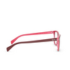 Ray-Ban RX5362 Eyeglasses 5777 top fuxia/pink/fuxia transp - product thumbnail 3/4