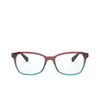 Ray-Ban RX5362 Eyeglasses 5834 blue / red / light blue gradient - product thumbnail 1/4