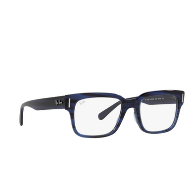 Ray-Ban RX5388 Eyeglasses 8053 striped blue - three-quarters view