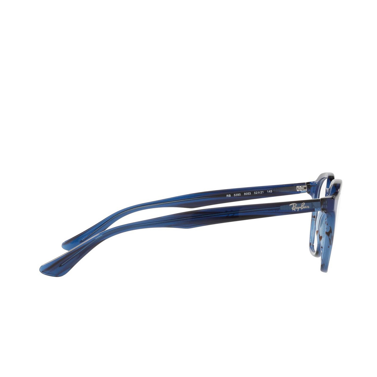 Ray-Ban RX5390 Eyeglasses 8053 Striped Blue - 3/4