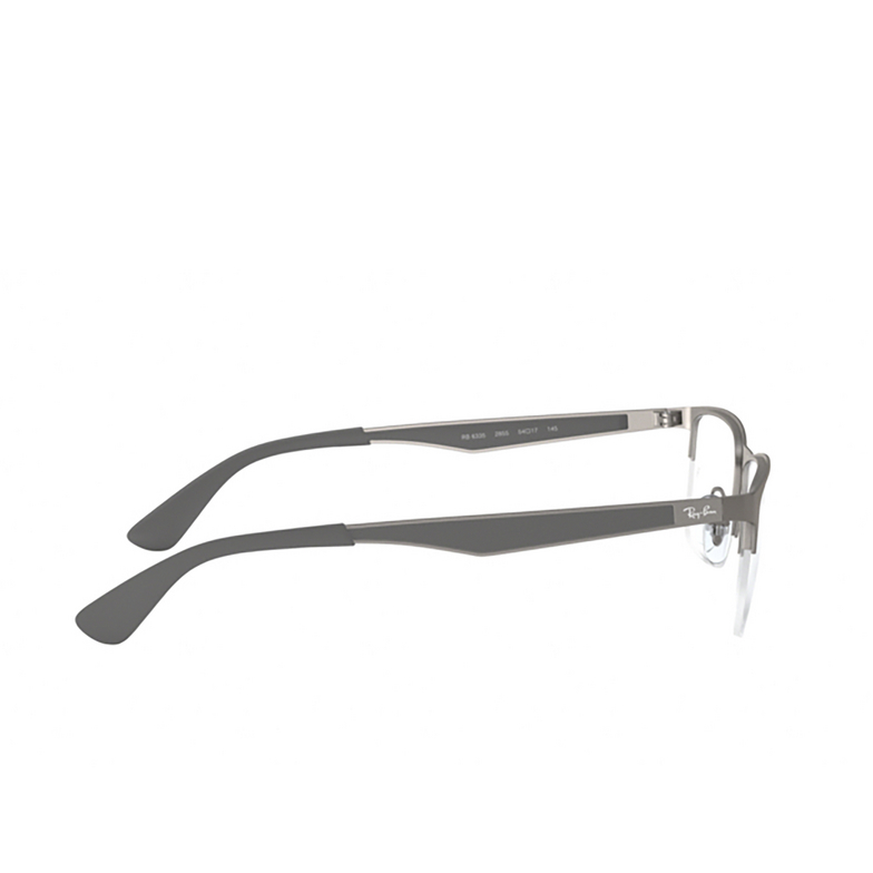 Ray-Ban RX6335 Eyeglasses 2855 matte gunmetal - 3/4