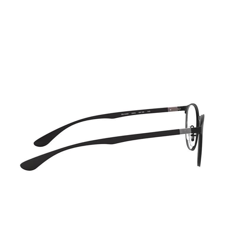 Ray-Ban RX6355 Eyeglasses 2503 matte black - 3/4