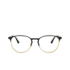 Ray-Ban RX6375 Eyeglasses 3051 matt black on rubber gold - product thumbnail 1/4