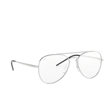 Ray-Ban RX6413 Korrektionsbrillen 2501 silver - Dreiviertelansicht