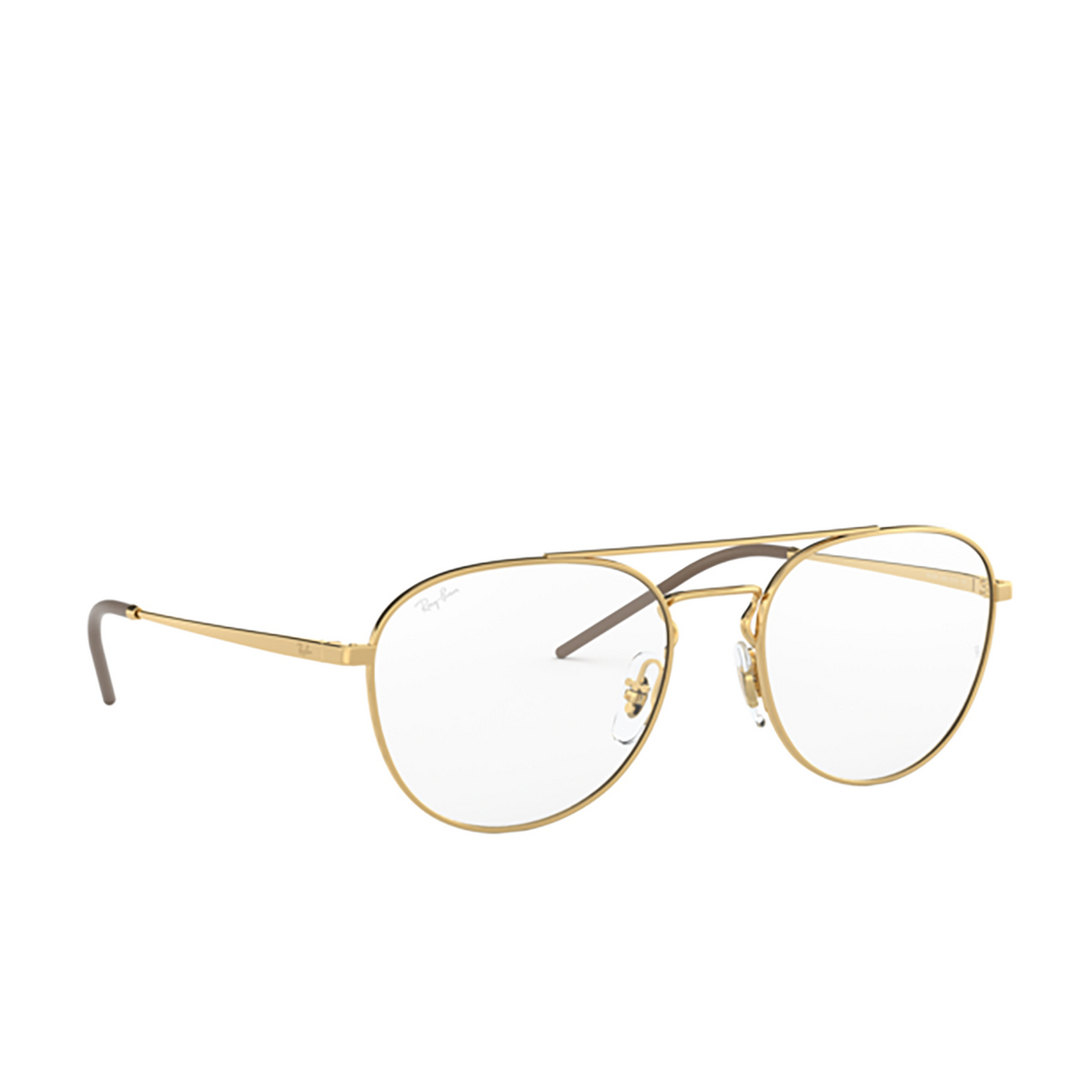 Ray-Ban® Aviator Eyeglasses: RX6414 color Gold 2500 - 2/3.