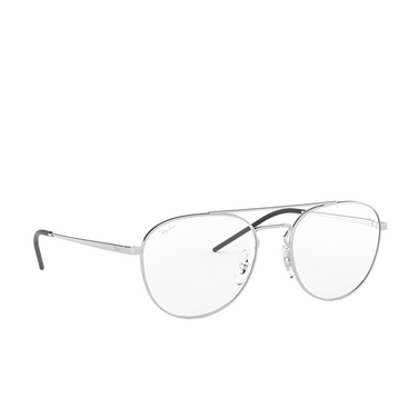 Ray-Ban RX6414 Eyeglasses 2501 silver - three-quarters view