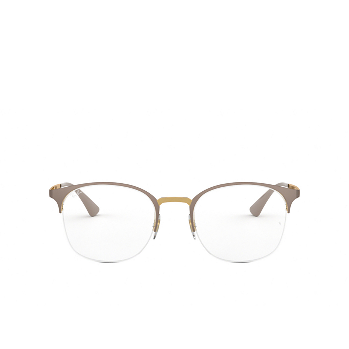 Ray-Ban RX6422 Eyeglasses 3005 GOLD ON TOP MATTE BEIGE - 1/4