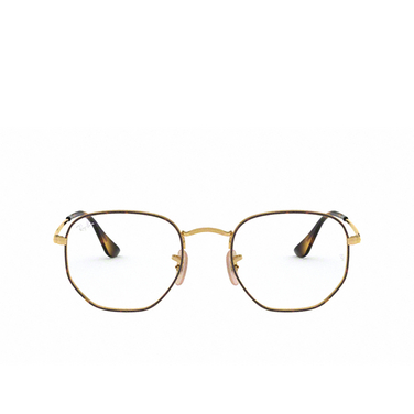 Ray-Ban RX6448 Eyeglasses 2945 top havana on gold - front view