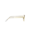 Ray-Ban RX6448 Eyeglasses 3104 white on legend gold - product thumbnail 3/4