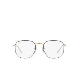 Ray-Ban® Irregular Eyeglasses: RX6448 color Blue On Legend Gold 3105.