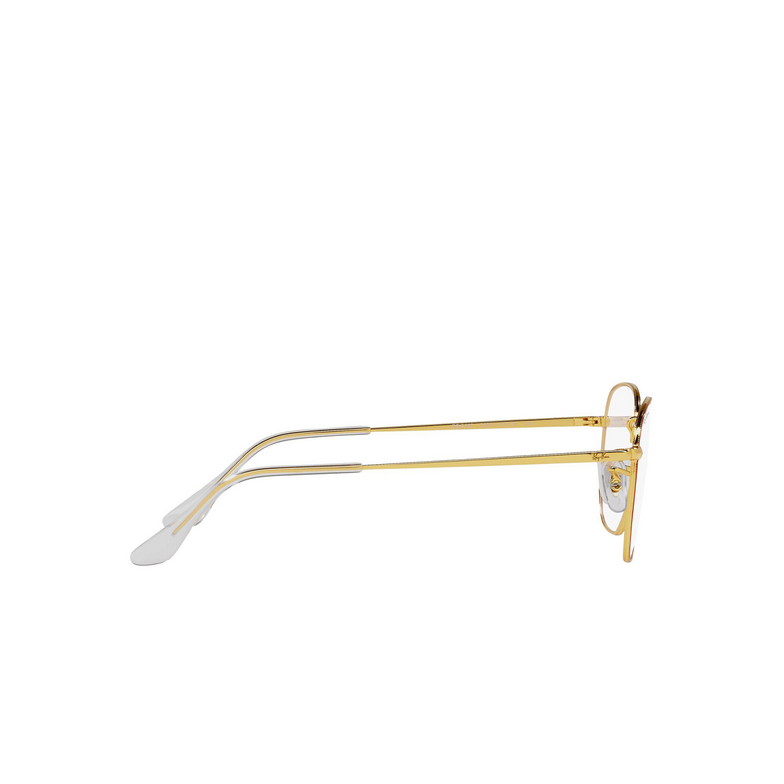 Lunettes de vue Ray-Ban RX6448 3106 red on legend gold - 3/4