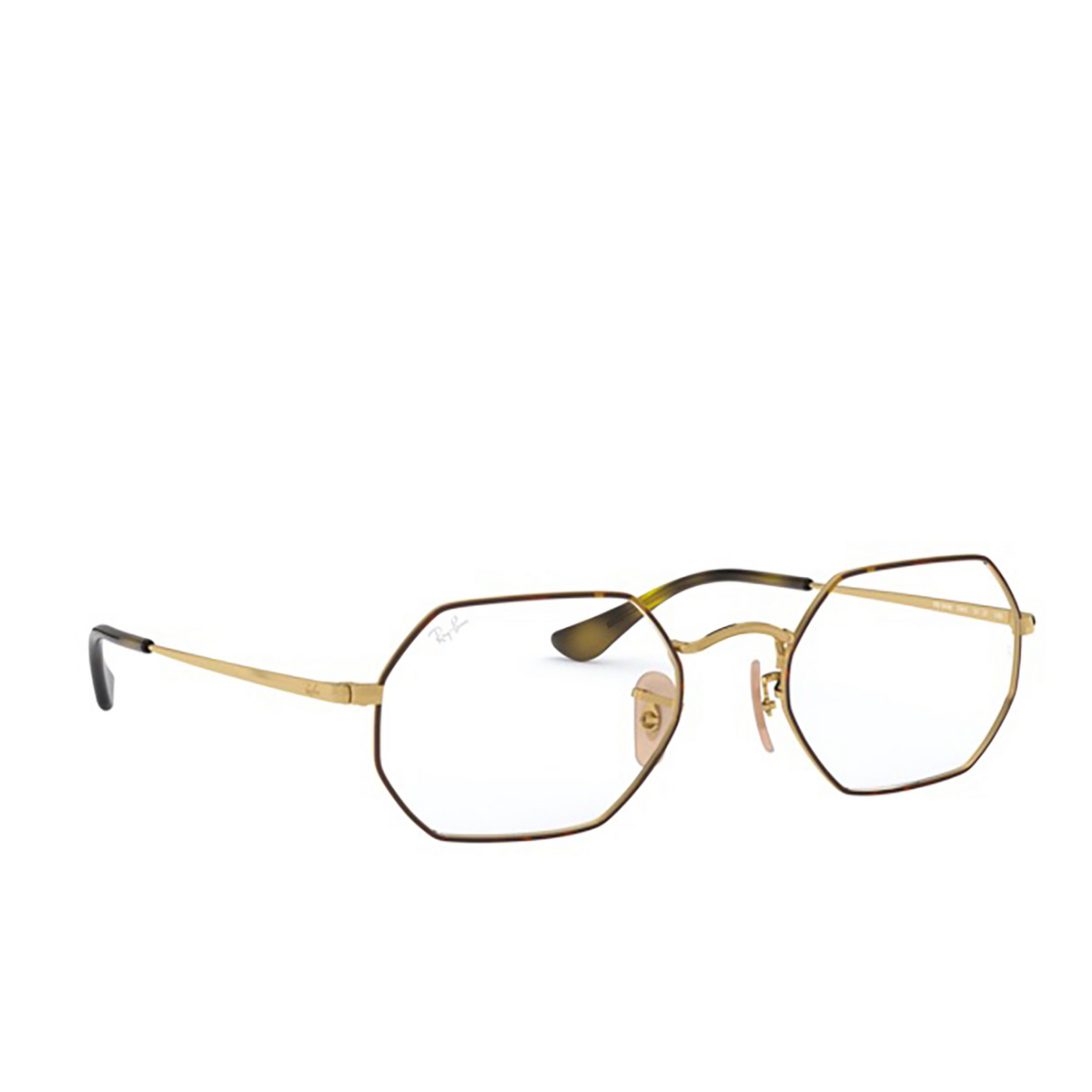 Ray-Ban® Irregular Eyeglasses: RX6456 color Havana On Arista 2945 - 2/3.