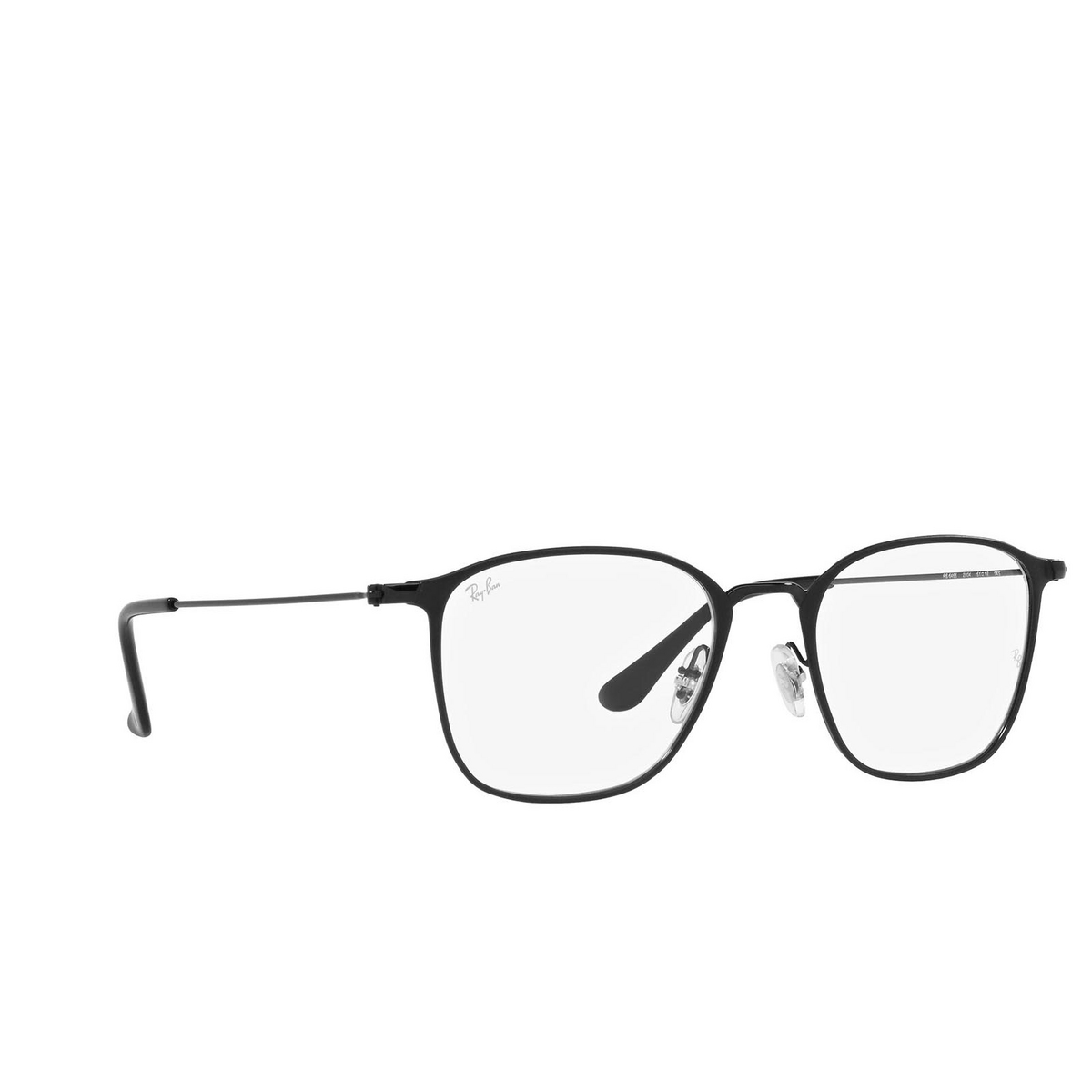 Occhiali da vista Ray-Ban RX6466 2904 Matte Black on Black - tre quarti