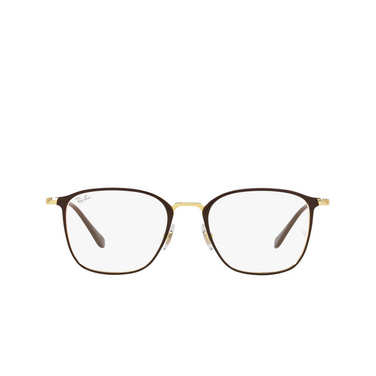 Ray-Ban RX6466 Eyeglasses 2905 brown on arista - front view