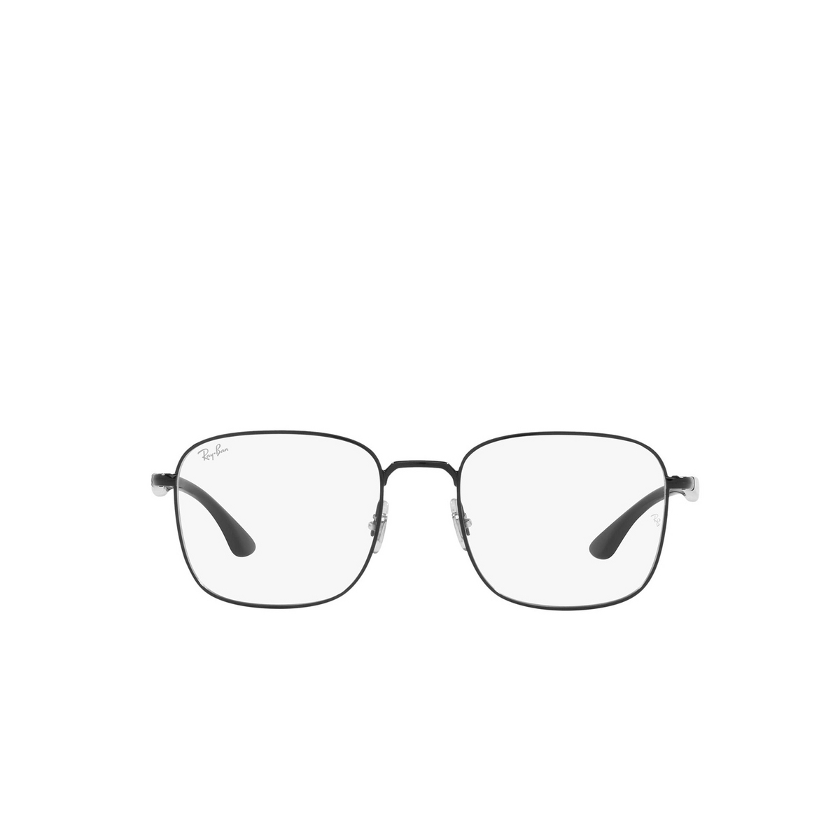 Ray-Ban® Square Eyeglasses: RX6469 color Black 2509 - front view.