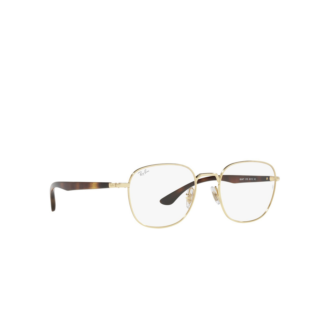 Ray-Ban RX6477 Eyeglasses 3119 Arista - three-quarters view