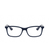 Ray-Ban RX7047 Korrektionsbrillen 5450 matte transparent blue - Produkt-Miniaturansicht 1/4