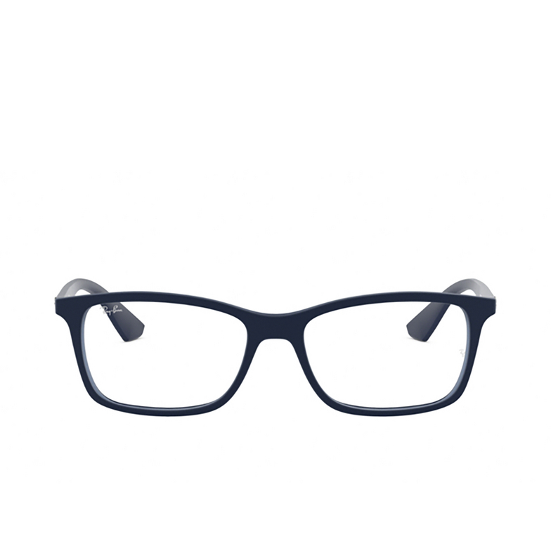 Ray-Ban RX7047 Eyeglasses 5450 matte transparent blue - 1/4