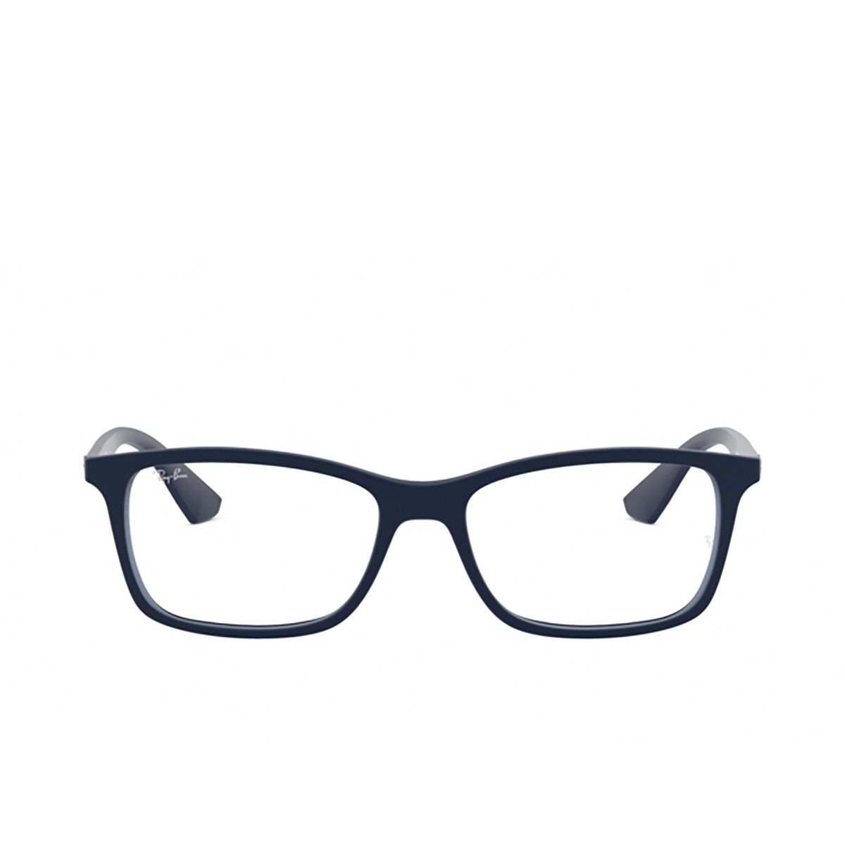 Ray-Ban RX7047 Eyeglasses 5450 MATTE TRANSPARENT BLUE - front view