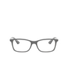 Ray-Ban RX7047 Eyeglasses 5482 matte transparent grey - product thumbnail 1/4