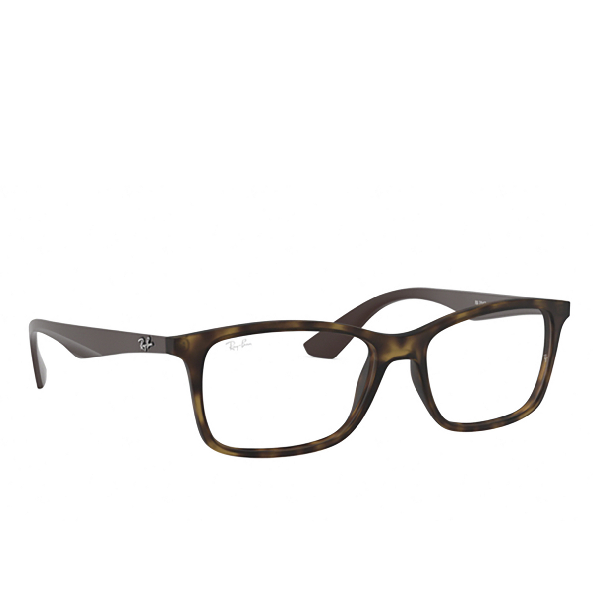 Ray-Ban® Square Eyeglasses: RX7047 color Matte Havana 5573 - 2/3.