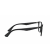 Ray-Ban RX7066 Korrektionsbrillen 2000 shiny black - Produkt-Miniaturansicht 3/4