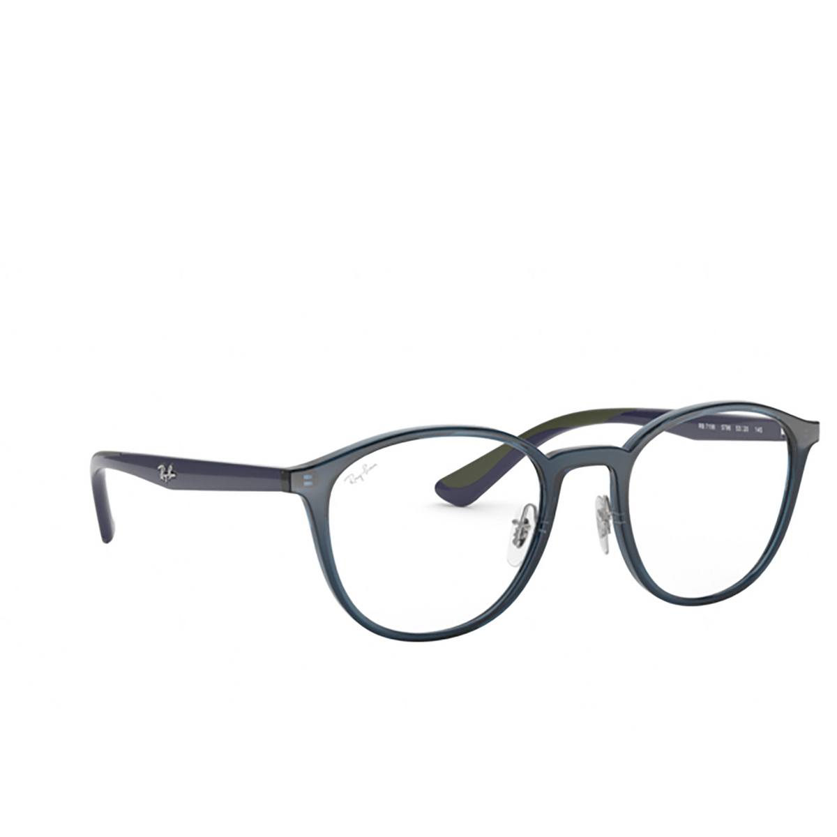 Ray-Ban RX7156 Eyeglasses 5796 Transparent Dark Blue - 2/4