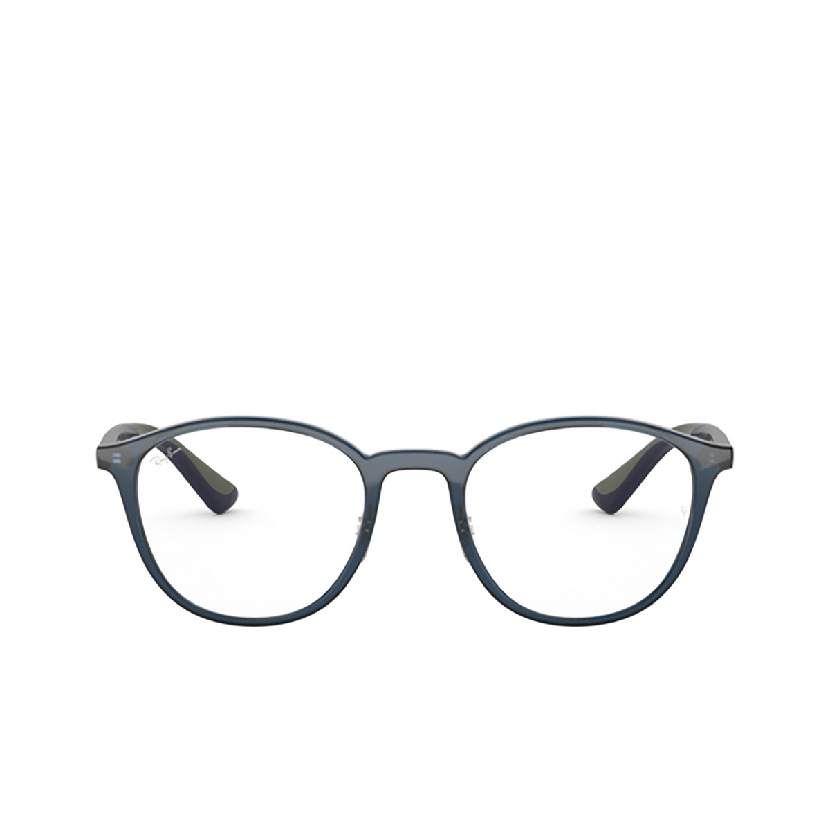 Ray-Ban RX7156 Eyeglasses 5796 Transparent Dark Blue - front view