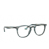 Ray-Ban RX7159 Korrektionsbrillen 5750 blue grey stripped - Produkt-Miniaturansicht 2/4