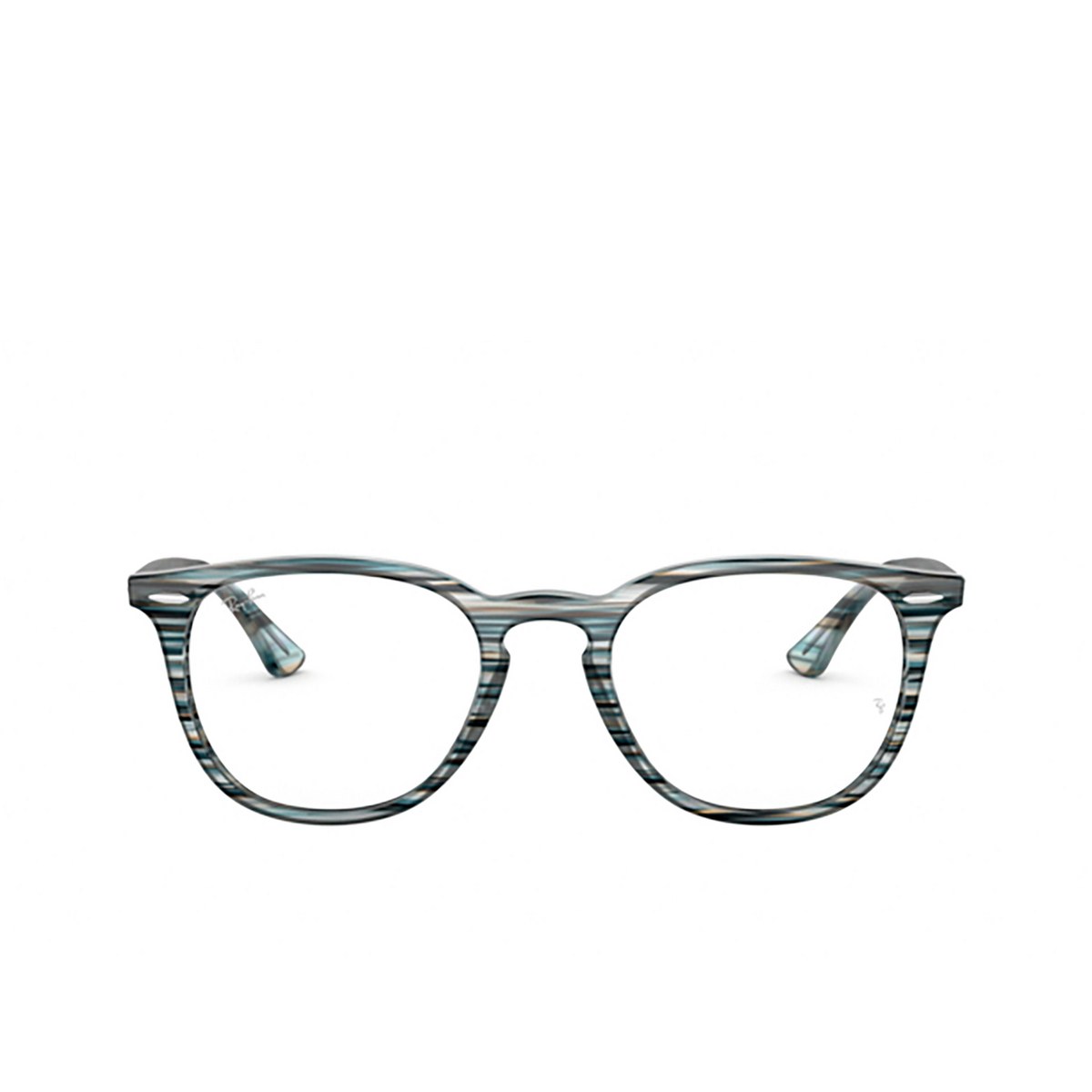 Ray-Ban RX7159 Eyeglasses 5750 Blue Grey Stripped - front view