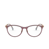 Ray-Ban RX7160 Korrektionsbrillen 5868 demi gloss burgundy - Produkt-Miniaturansicht 1/4