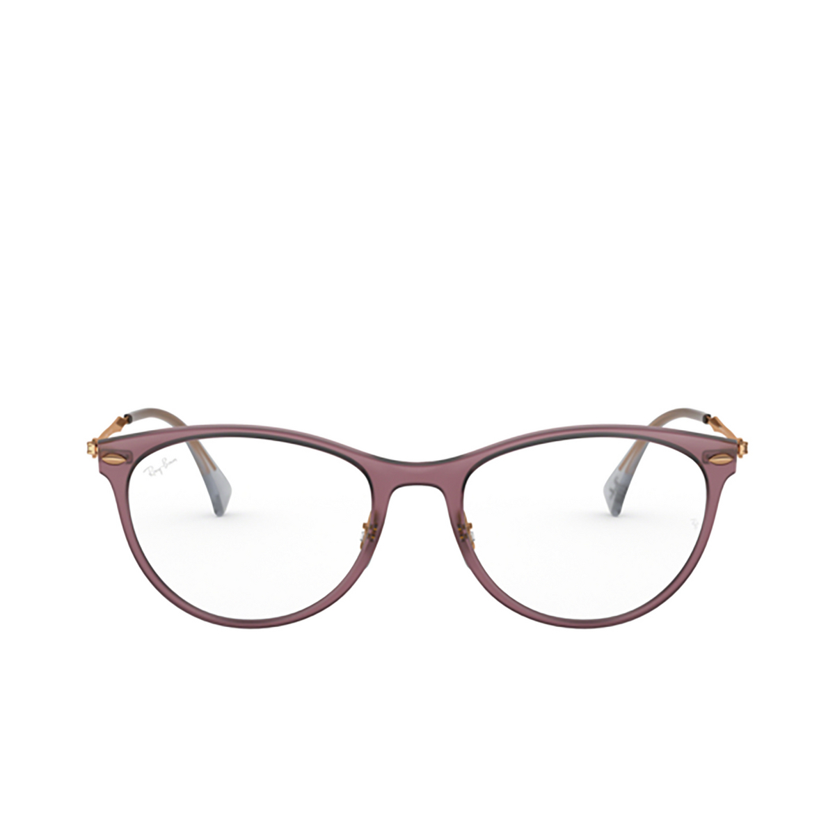 Ray-Ban RX7160 Eyeglasses 5868 DEMI GLOSS BURGUNDY - product thumbnail 1/4
