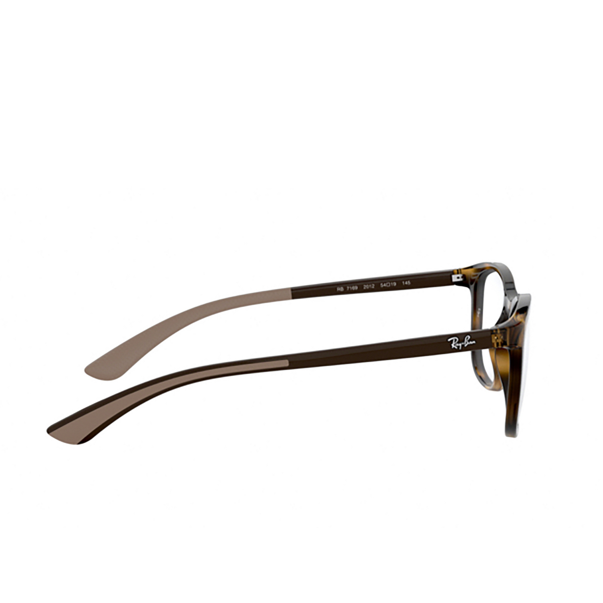 Ray-Ban® Square Eyeglasses: RX7169 color Havana 2012 - 3/3.
