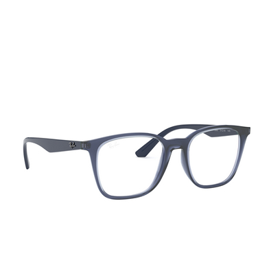 Ray-Ban RX7177 Korrektionsbrillen 5995 transparent violet - Dreiviertelansicht