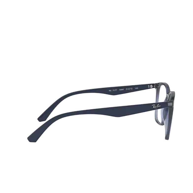 Ray-Ban RX7177 Eyeglasses 5995 transparent violet - 3/4