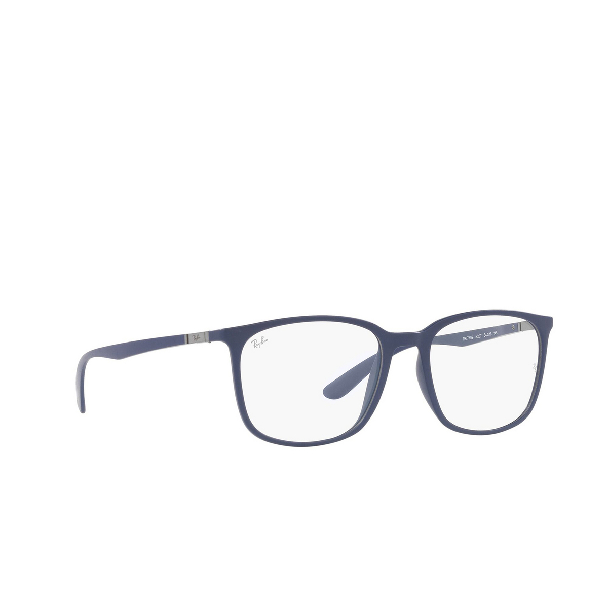 Ray-Ban RX7199 Eyeglasses 5207 Sand Blue - three-quarters view