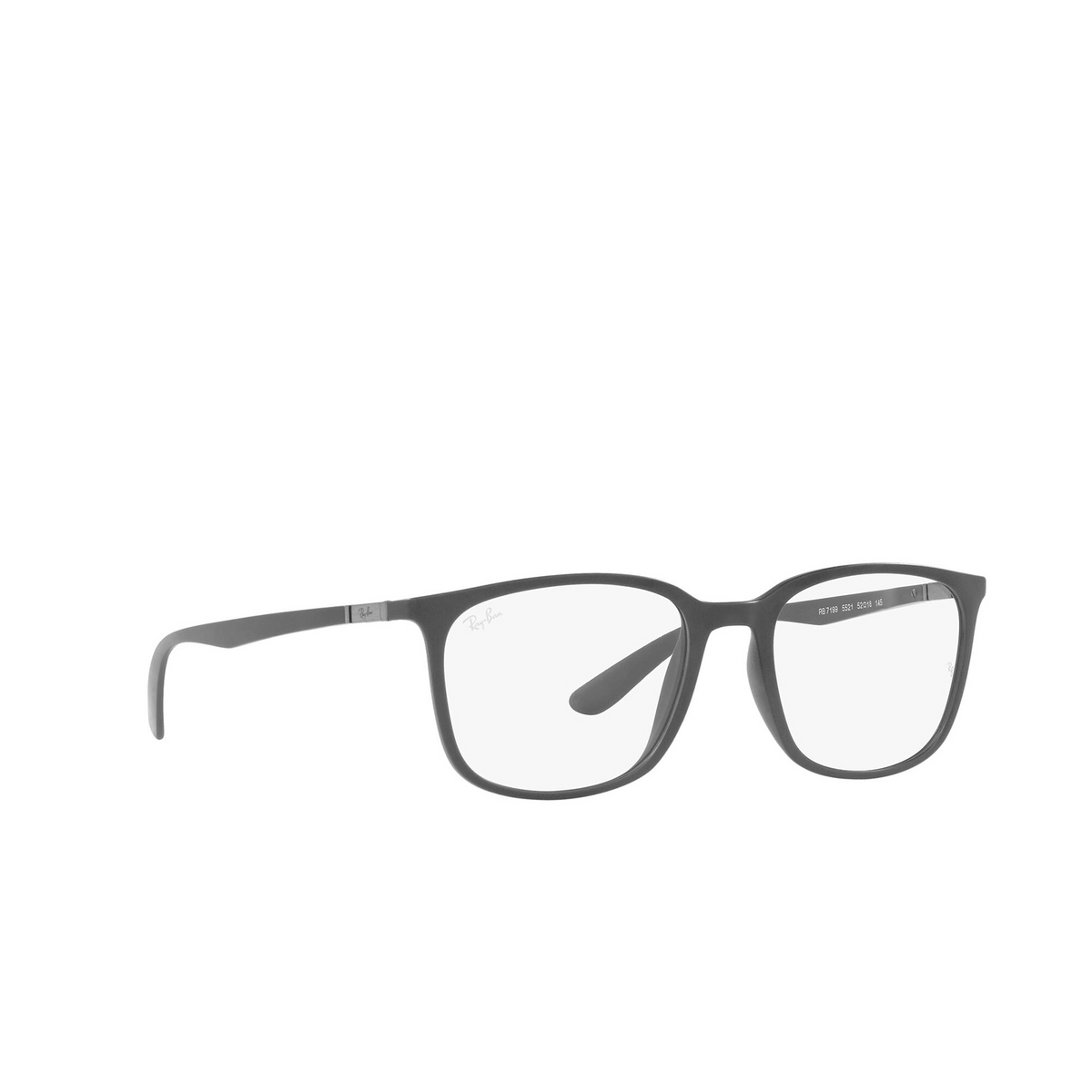 Ray-Ban RX7199 Eyeglasses 5521 Sand Grey - three-quarters view