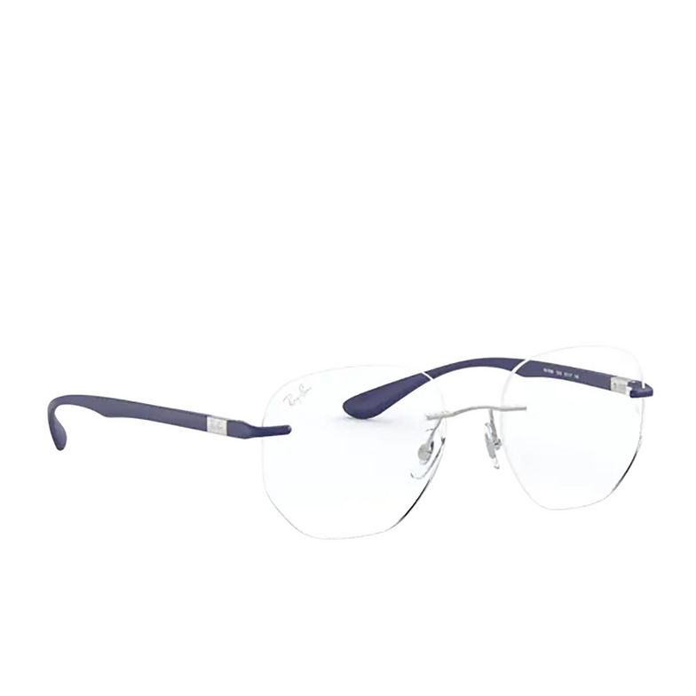 Ray-Ban RX8766 Eyeglasses 1216 shiny silver - 2/4